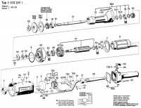 Bosch 0 602 217 104 --- Hf Straight Grinder Spare Parts